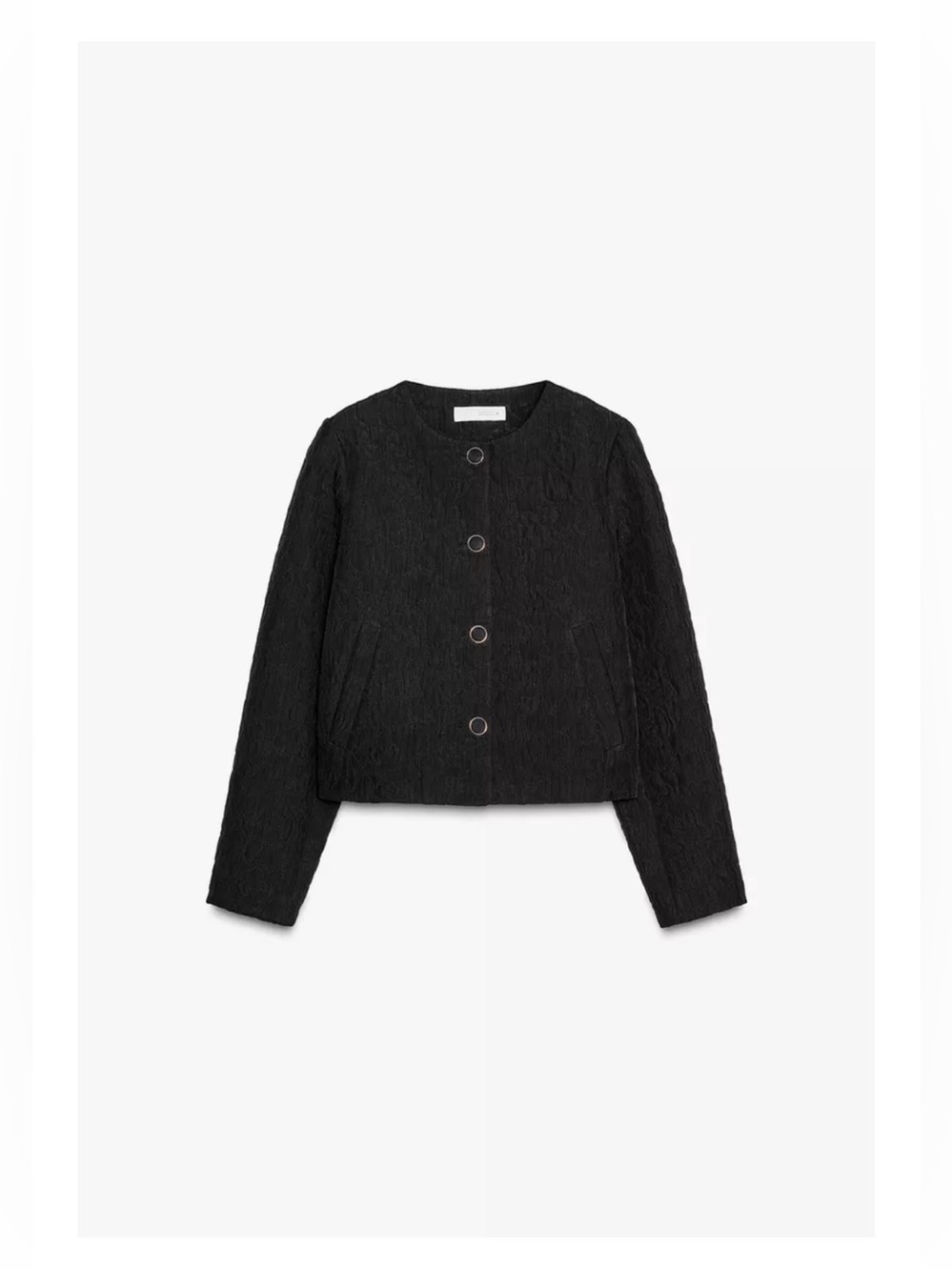 ZARA Padded Black Jacket